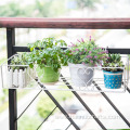 balcony railing flower stand hanging flower tray stand